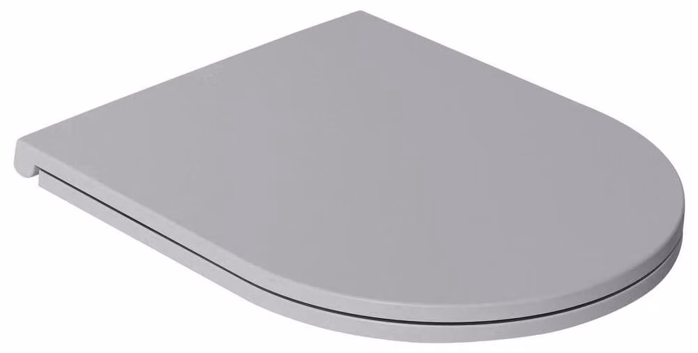 INFINITY WC-Sitz SLIM, Soft Close, Easy Take, grigio pietra