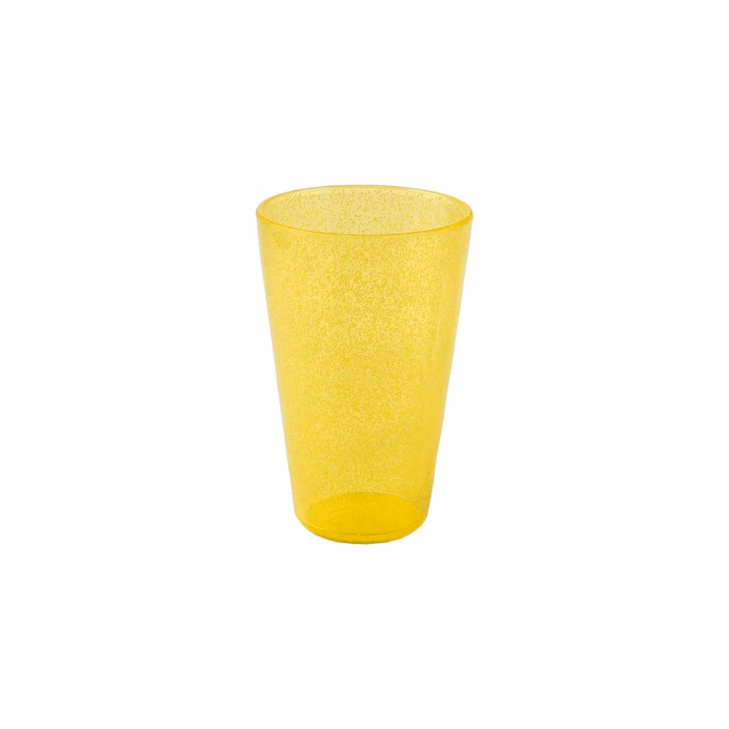 Bicchiere alto da bibita Memento Synth metacrilato, Giallo, 6 pezzi