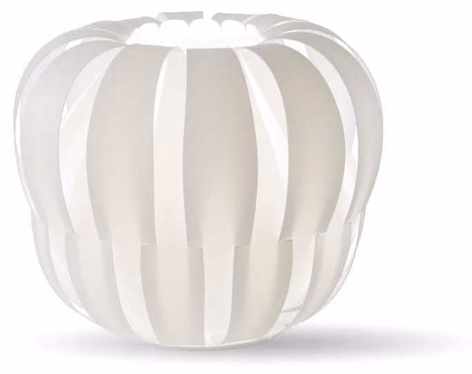 Lampada Da Scrivania Moderna Queen Polilux ® Bianco E Metallo 1 Luce E27
