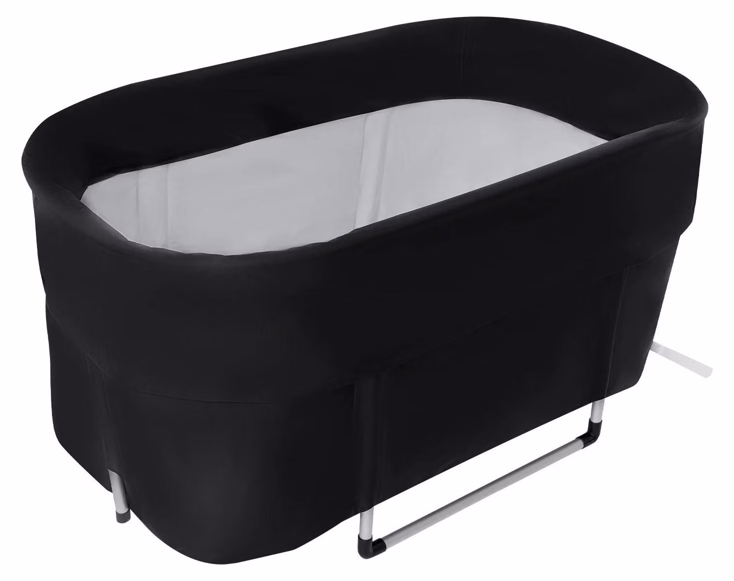 Vasca da bagno gonfiabile portatile - Vasca da bagno per adulti, ideale per il campeggio - Isolamento impermeabile in cotone a 6 strati - Dimensioni: 115x57x55 cm - Capacità massima: 150 kg - Peso: circa 4,5 kg - Colore: nero