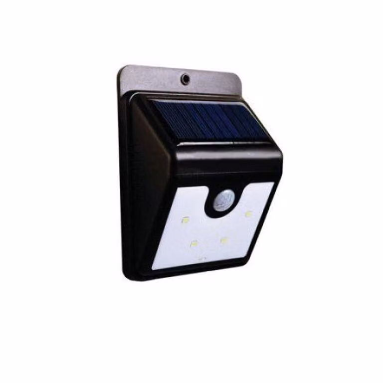 Illuminazione esterna a energia solare con sensore di movimento