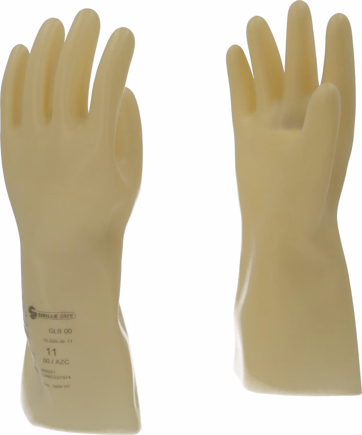 KS TOOLS Guanto protettivo per elettricisti con isolamento protettivo, taglia 11, classe 00, bianco ( 117.0049 )