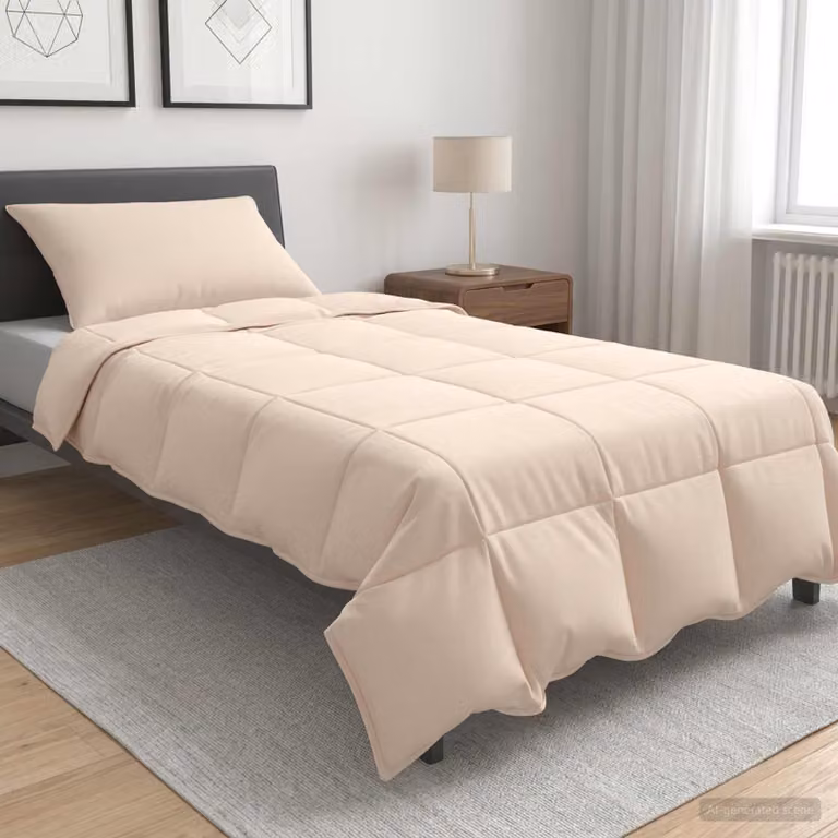 Set di 2 piumoni vidaXL beige per tutte le stagioni L 137 cm x P 200 cm