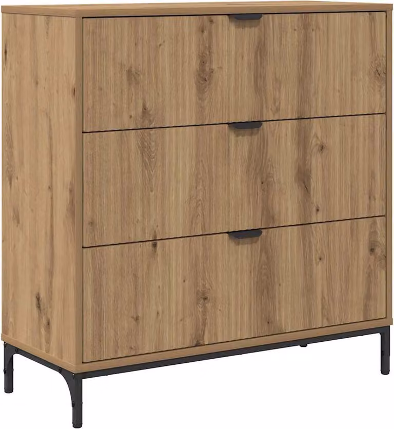 Credenza Rovere artigianale 79,5 x 33 x 82 cm Legno multistrato