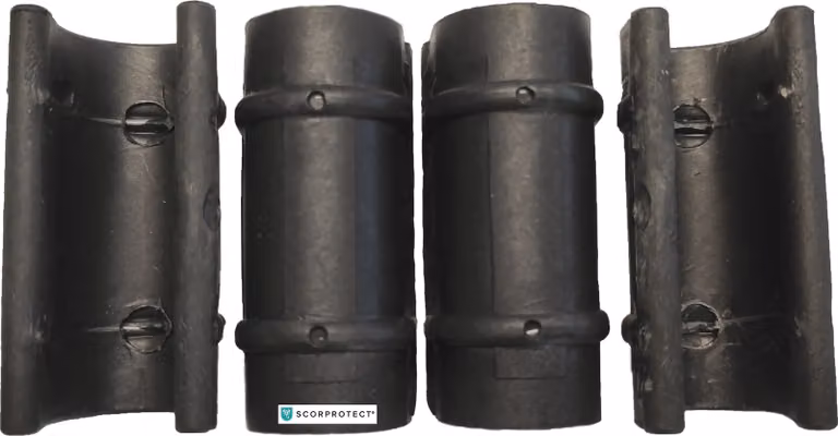 Scorprotect® film frame tube greenhouse clip set 12 pezzi