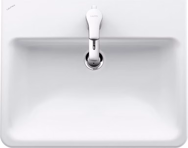 LAUFEN PRO S lavabo encastré, 3 trous pour robinet, avec trop-plein, 560x440mm, H8189634001081, H8189634001081