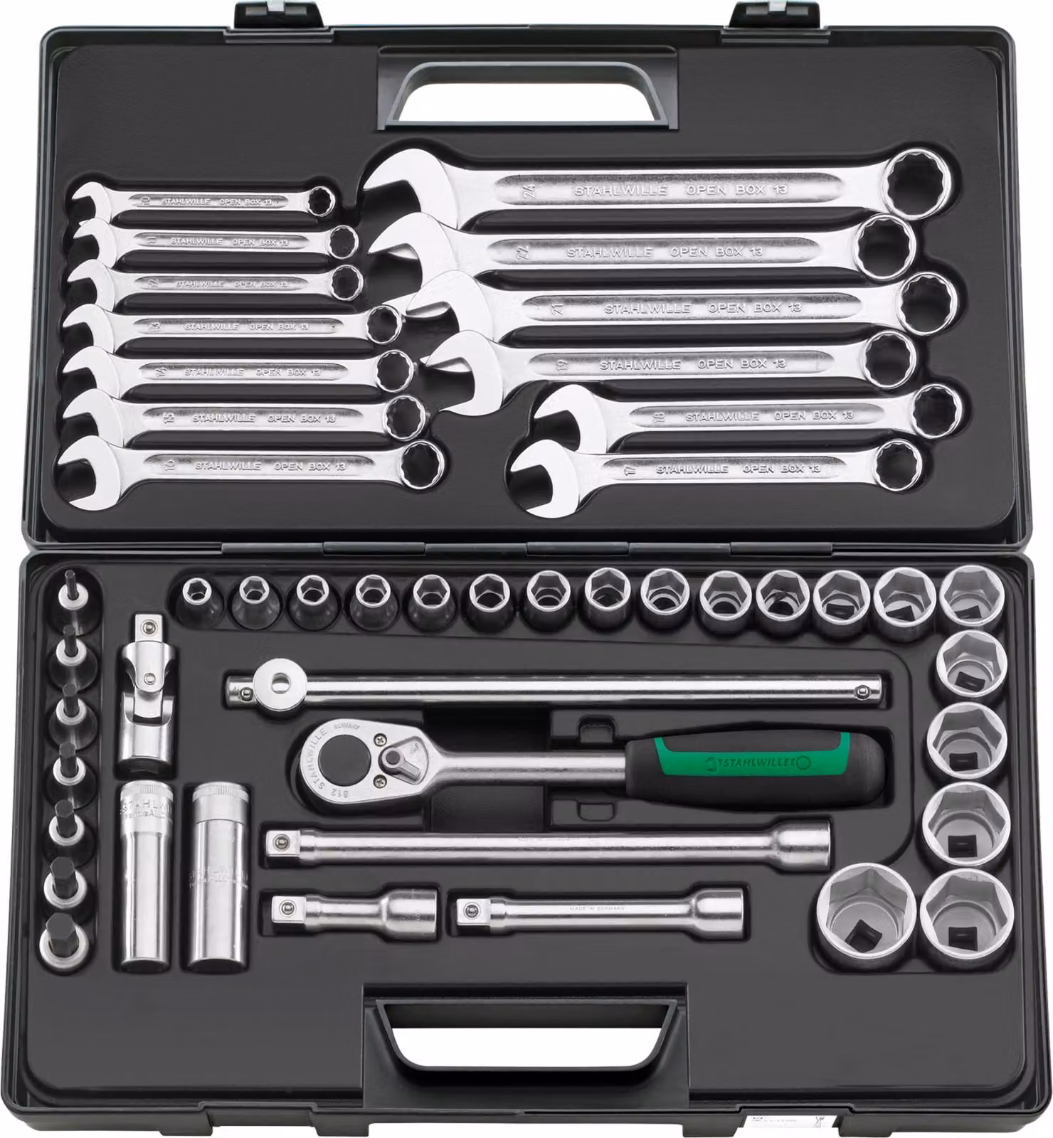 Stahlwille 876 Set di chiavi a bussola 1/2" quadrate 96032301 (set di utensili)