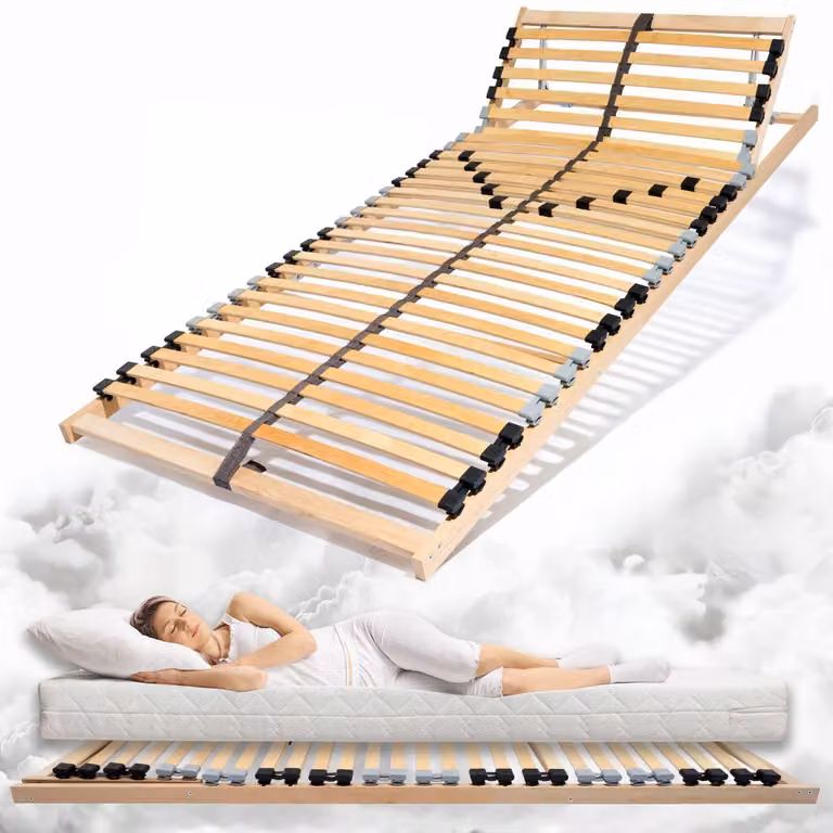 Rete a doghe Coemo ERGO K a 7 zone, 90x200 cm, testata regolabile, kit da montare