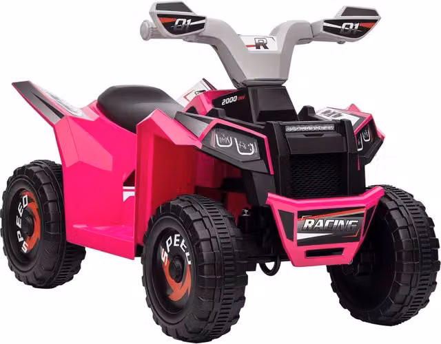 Quad Elettrico per Bambini Xylo Rosa L: 70 cm, P: 41,5 cm, H: 48,5 cm – 1