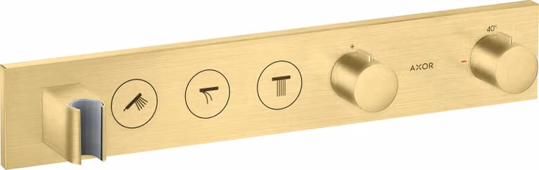 hansgrohe AXOR ShowerSolutions module de thermostat Select 530/90, encastré, 3 consommateurs, set complet, 18356950, 18356950