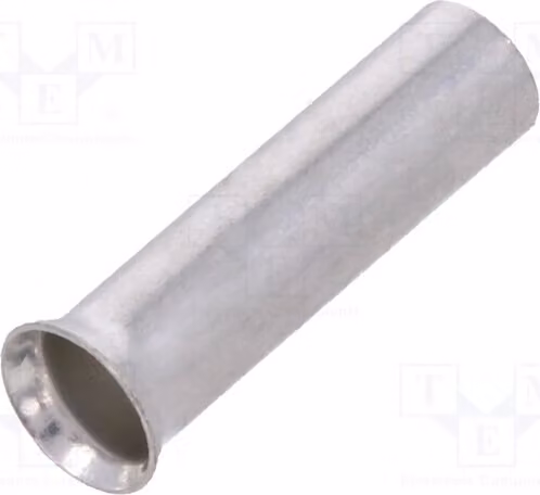 50 connettori a crimpare in rame, non isolati, 10 mm, sezione 2,5 mm², stagnati, modello TUL-NI-02510, marca Bootlace