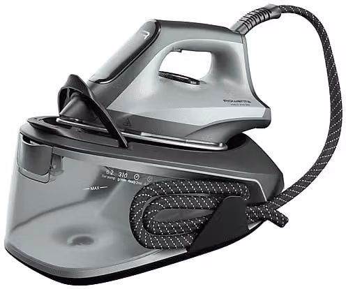 Sistema stirante Rowenta Force Pro 300 VR5430 Green e Black, 2400 W, 6,2 bar, vapore continuo 120 g/min, piastra in acciaio inox e sistema anticalcare integrato