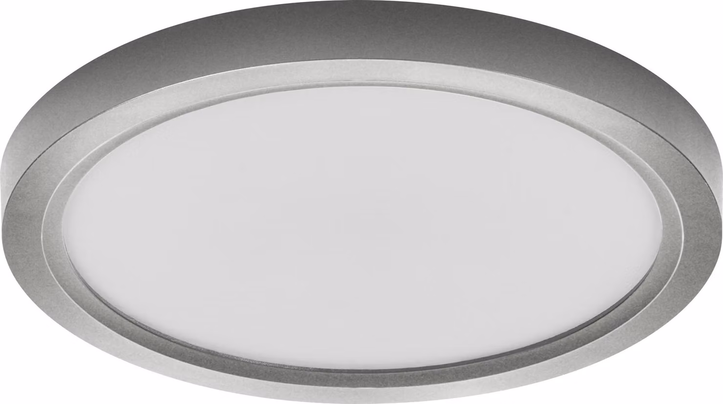 OSRAM Orbis Quickfix 195 mm, plafoniera LED, 16W, 3000K bianco caldo, 1200lm, Click-DIM, argento, plastica/metallo