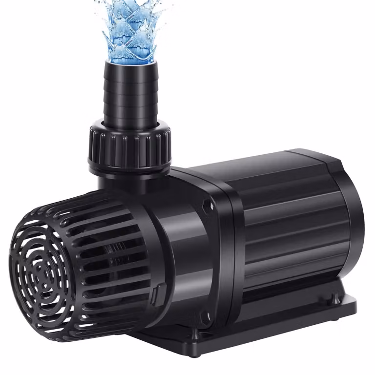 Pompa per laghetto da giardino ecologica, 10.000 litri/ora, 90W