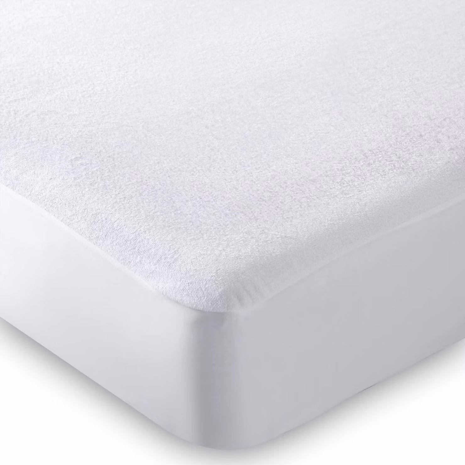 Coprimaterasso impermeabile, dimensione King, 153x200 cm, in cotone felpato