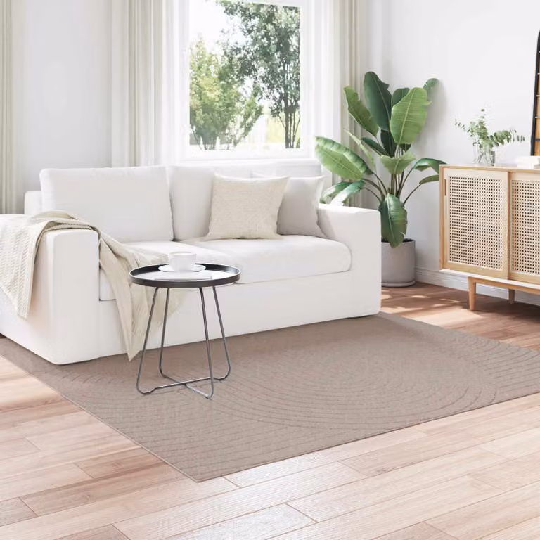Tappeto vidaXL PALMERAS per interno ed esterno, Beige, 200 x 200 cm