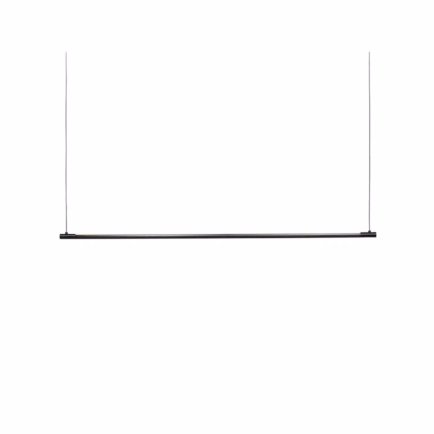 LOOM DESIGN Lampada LED a sospensione Straw 200, nera, alluminio dimmerabile, Nero, Soggiorno / Sala da pranzo, Alluminio, Moderno