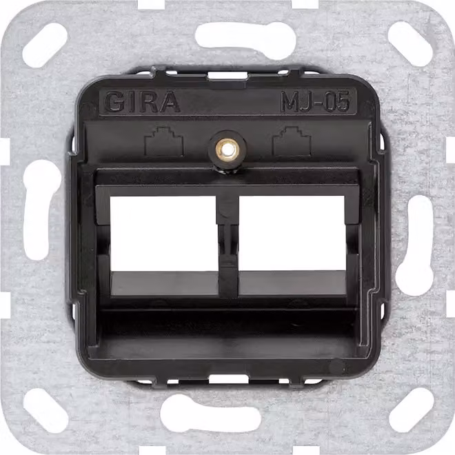 Gira 560500 Presa modulare 5, anello di supporto doppio