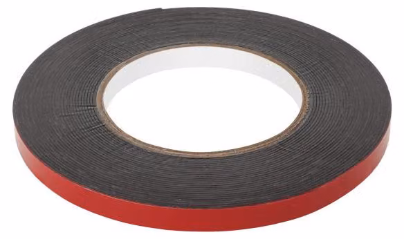 Nastro biadesivo in schiuma Rebel NAR0423B, 10 mm x 10 m, colore nero
