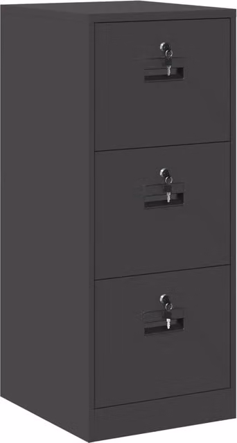 Armadio per File con cassetto Nero 44 x 50 x 106.5 cm CFW5874450