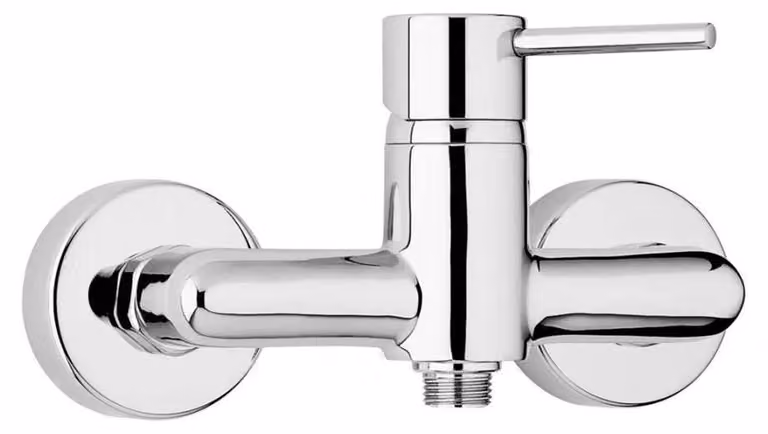 Rubinetto bagno moderno miscelatore esterno doccia | Salice