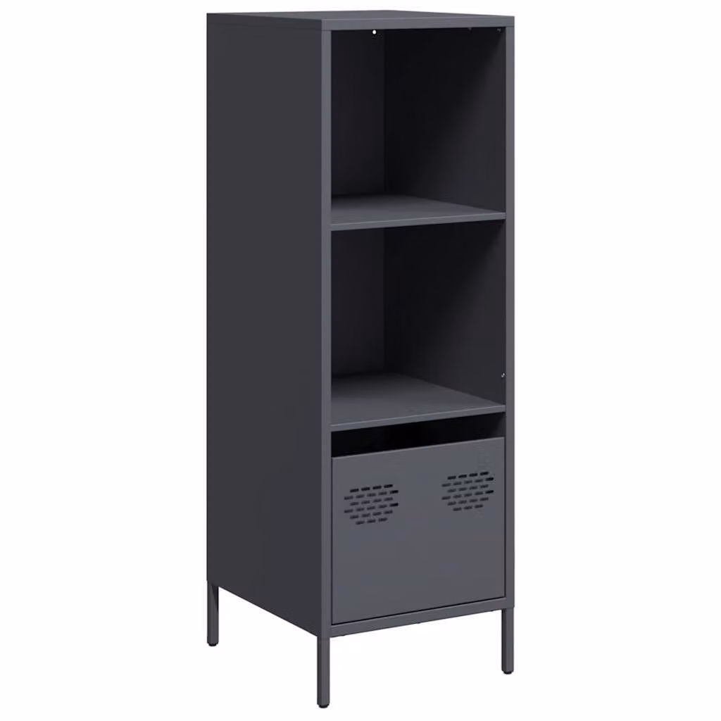 Credenza Antracite 35x39x103,5 cm Acciaio