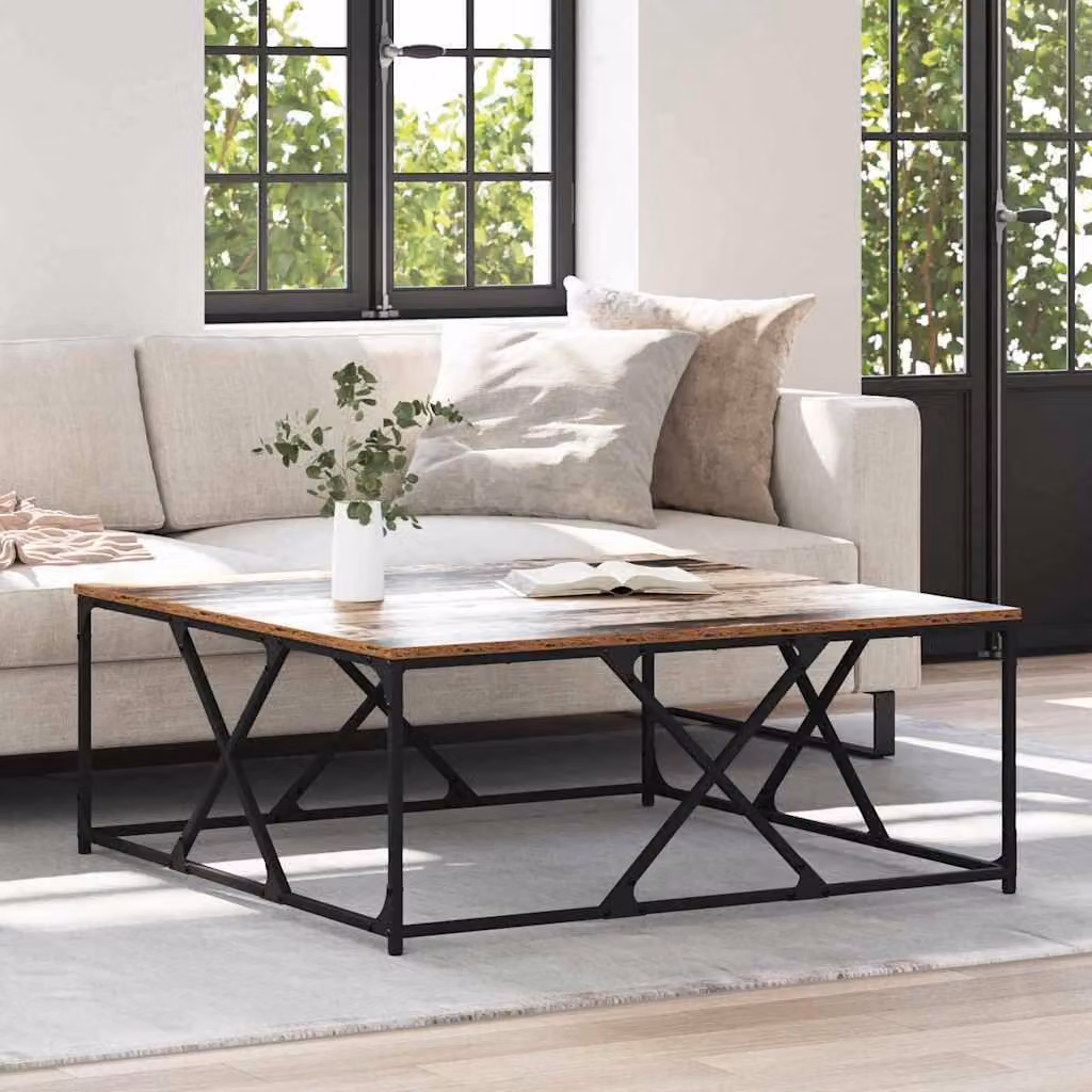 Maison Exclusive - Tavolino in legno antico 100 x 100 x 40 cm Materiale ligneo