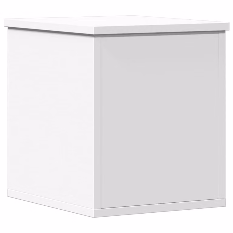 Contenitore Portaoggetti Bianco 30x35x35 cm in Truciolato