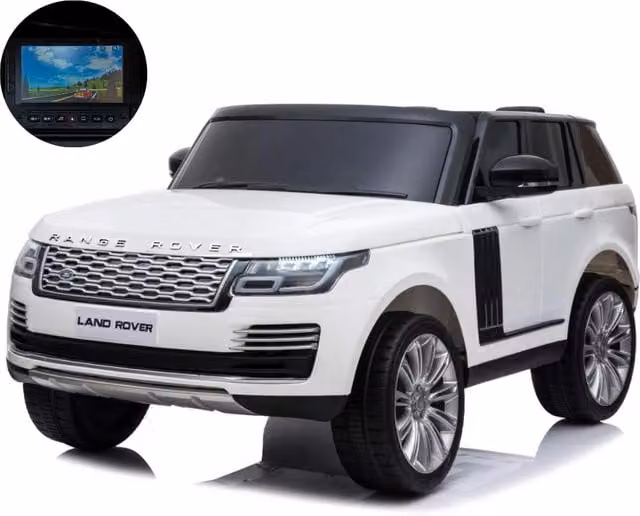 Auto Elettrica Per Bambini Land Rover Range Rover Full Optional -Bianco