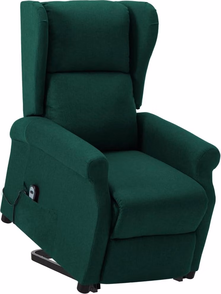 SYFAX™ Poltrona Alzapersona Verde Scuro Tessuto