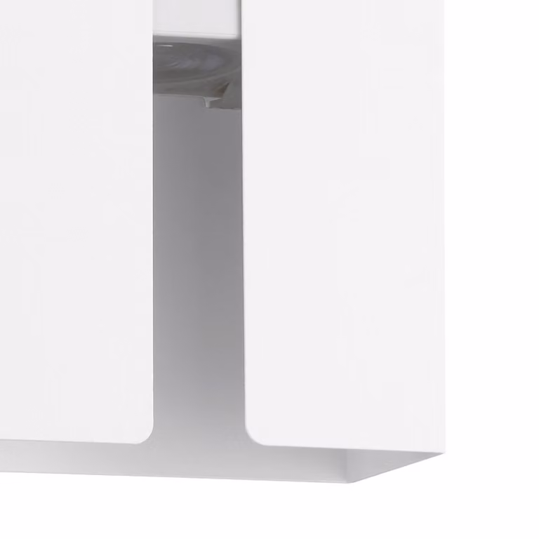 EGLO Applique da esterni Briscola, Bianco / Opale, Metallo, Moderno, Applique da esterni