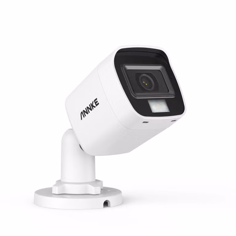 telecamera di sicurezza 3K, microfono incorporato, visione notturna da 25 m, resistente alle intemperie IP67, 1 pezzo