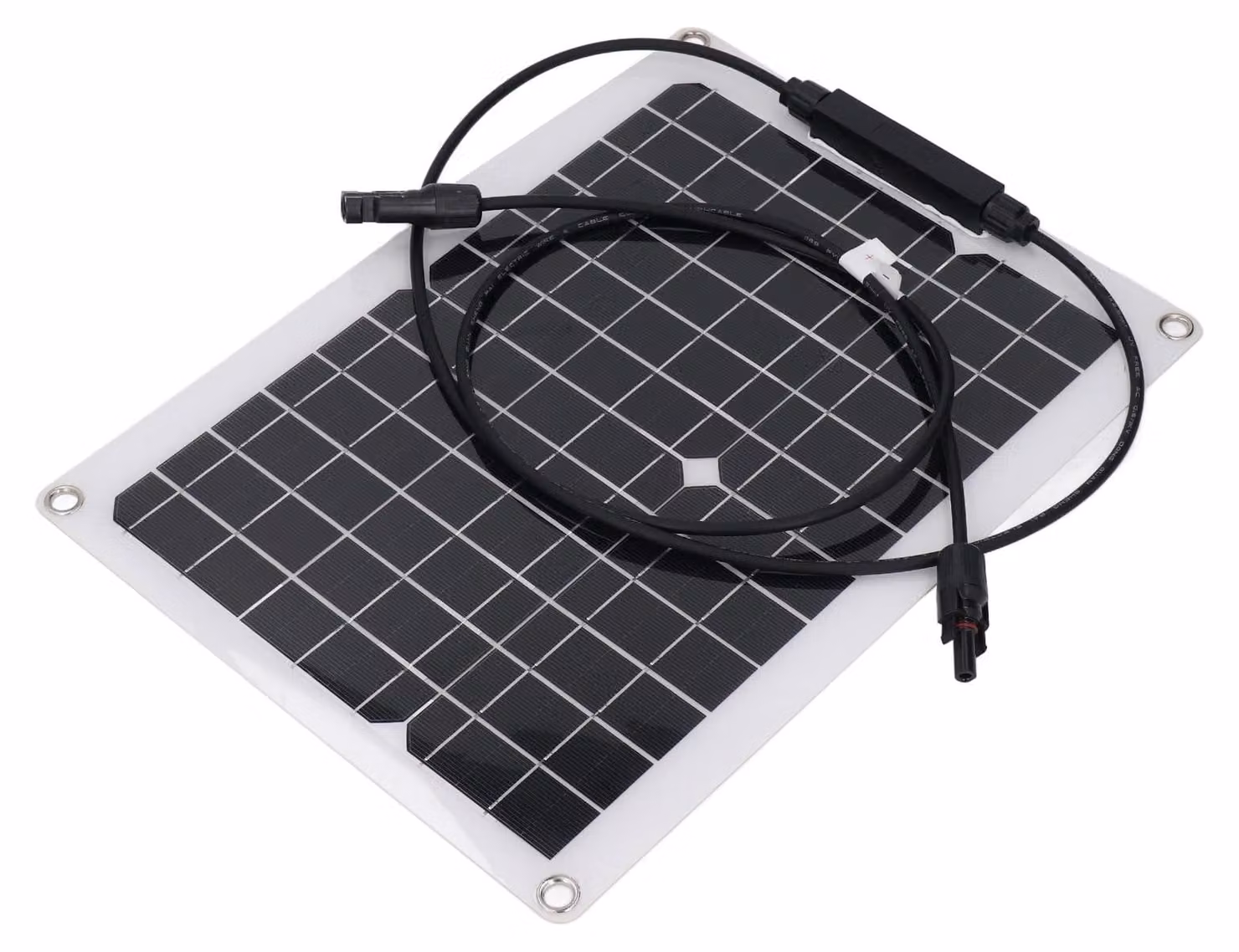 Pannelli solari flessibili da 15W, 18V, dimensioni 380x280x3mm, adatti per la ricarica di batterie da 12V