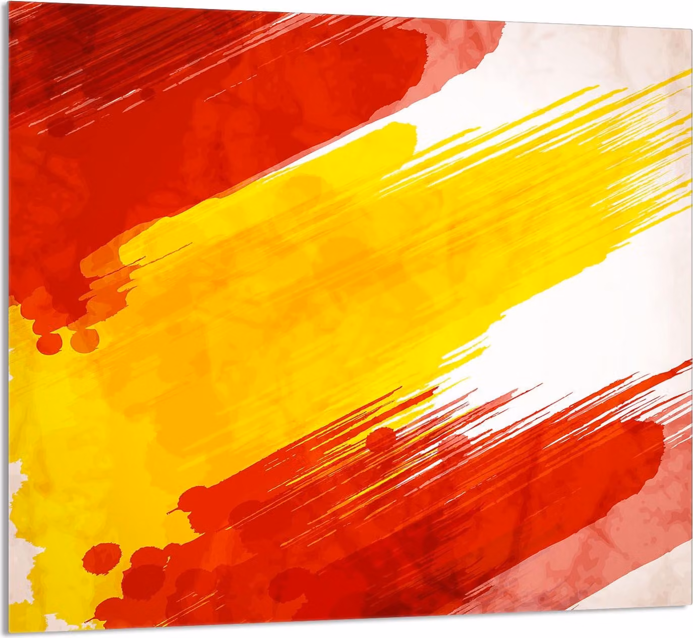 GLASPLATTE FÜR KÜCHE 65x60 Bunt
