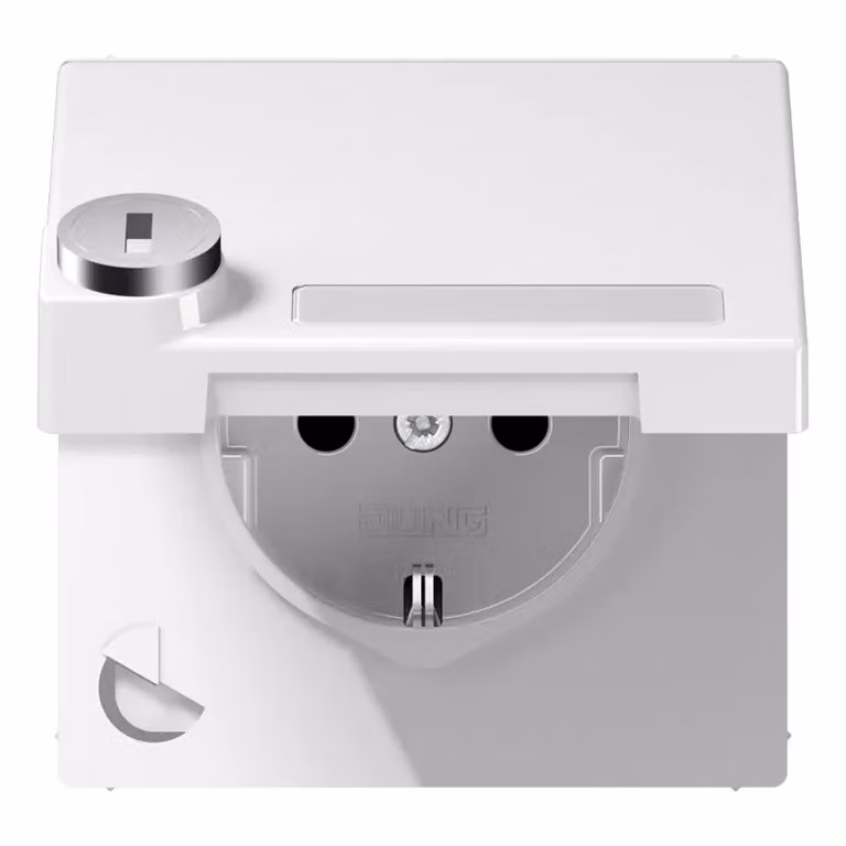 JUNG LS 1520 NAKLSL WW Presa di corrente tipo F Bianco (LS1520NAKLSLWW)