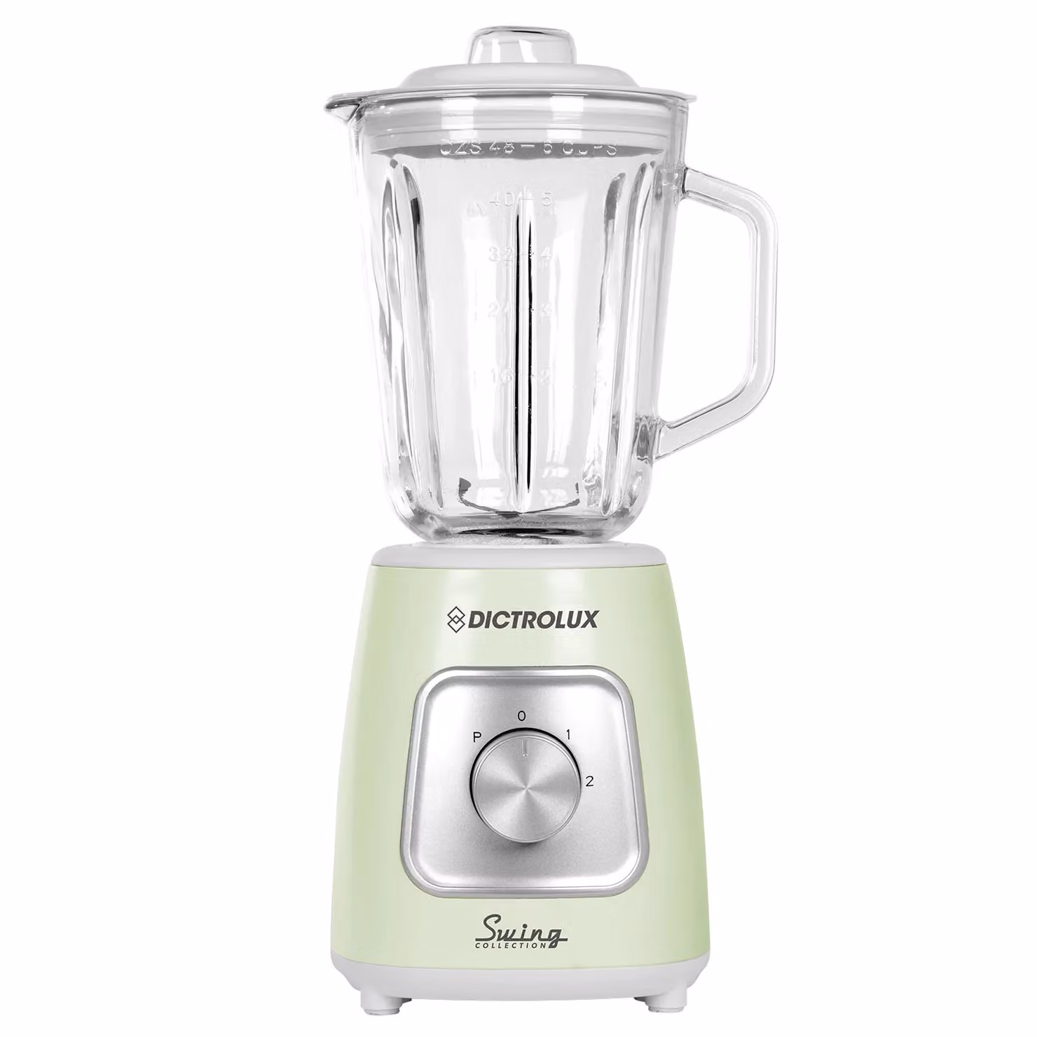 Frullatore Dictrolux DX-2103 Verde Swing Collection con funzione pulse, 1000 Watt, contenitore in vetro e plastica