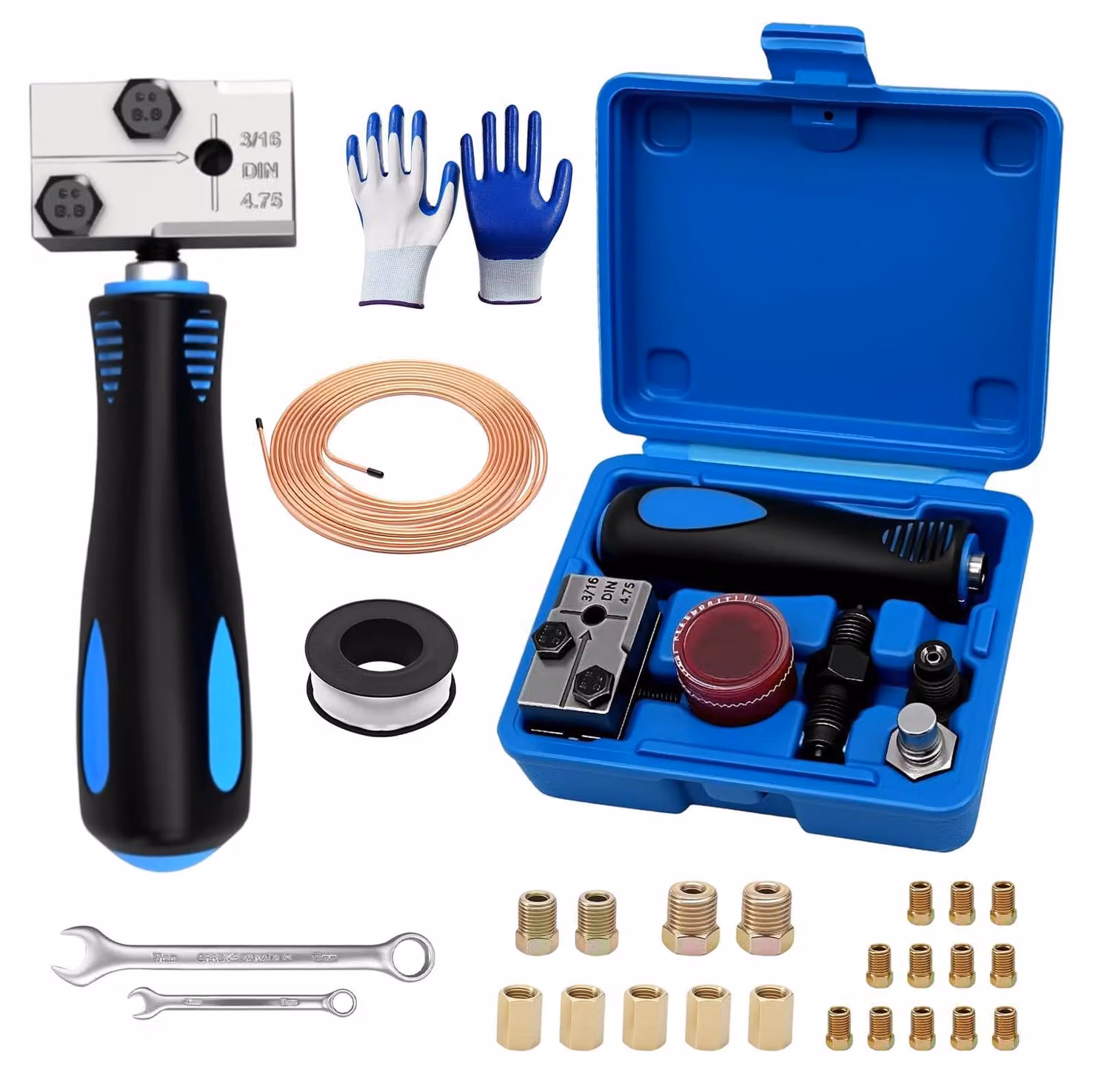 Solidchoice - Set di strumenti per la crimpatura dei raccordi idraulici