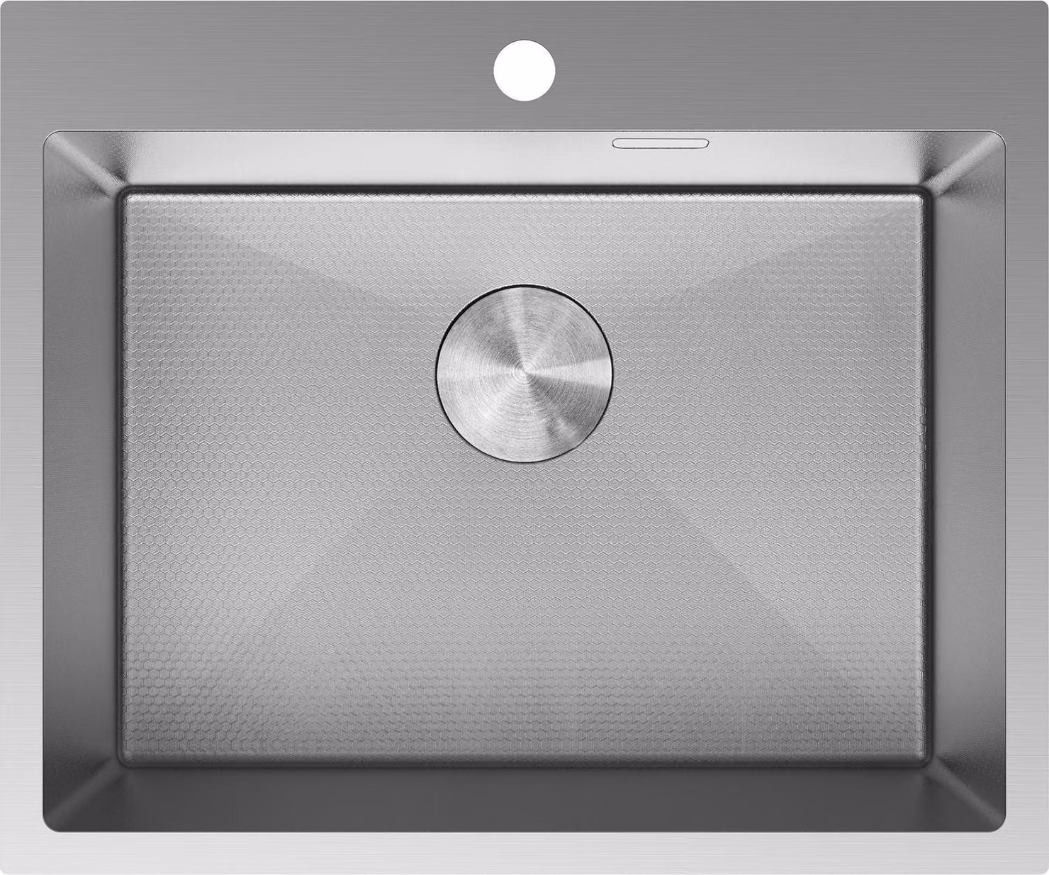 Mexen Solix lavello in acciaio 1-vasca 600 x 500 mm, inox HC - 6408601000-01HC