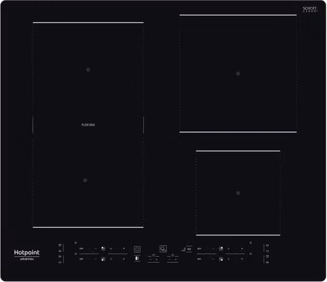 Piano cottura a induzione Hotpoint HB 3160C NE colore Nero, L: 59 cm