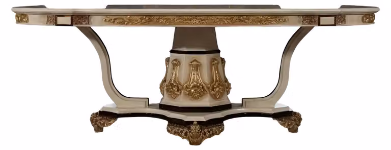 Elegante tavolo da pranzo in stile classico per sale da pranzo di classe