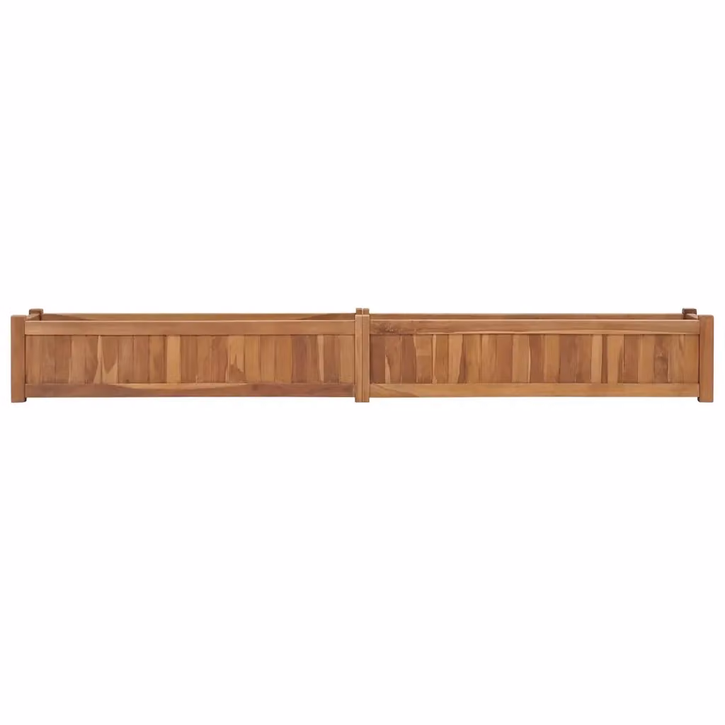 Letto rialzato da giardino DESIGN IN in legno di acacia marrone, L: 200 cm, P: 30 cm, H: 25 cm – 2