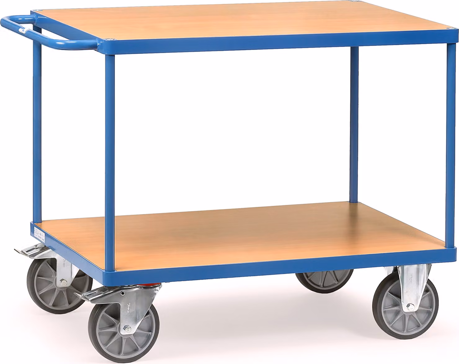 Carrello da tavolo pesante con 2 ripiani 1200 x 800 mm