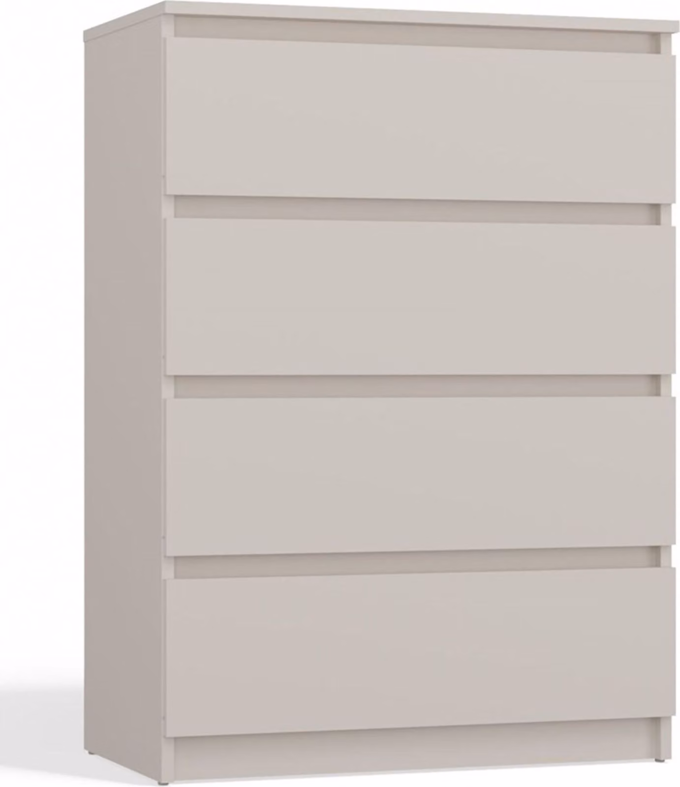 Selsey Malwa - Cassettiera a quattro cassetti, grigio, 70 cm