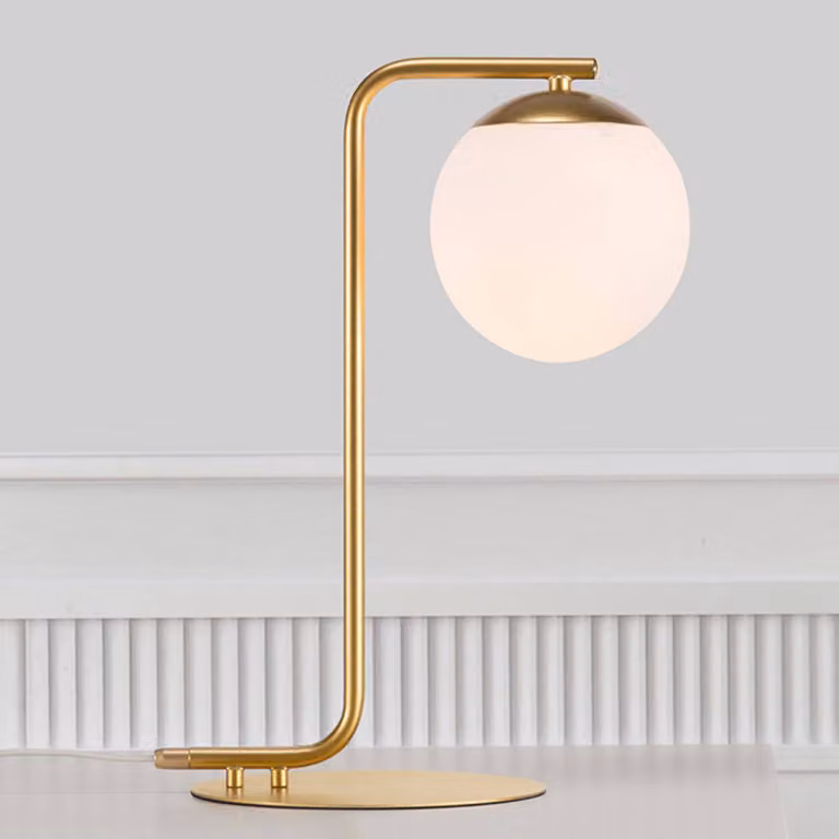 Nordlux Lampada da tavolo Grant, Ottone / Oro, Soggiorno / Sala da pranzo, Metallo, Lampada da tavolo