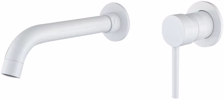 Mexen Alma rubinetto lavabo da incasso, bianco - 75015-20