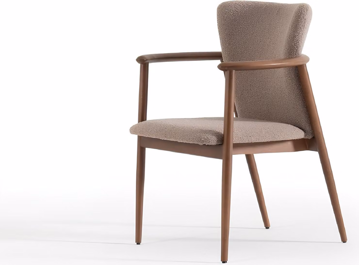 Esszimmer Stuhl Design Polster Stoff Textil Stil Moderner Lehnstuhl Sessel
