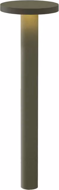 Rossini Group TIBERIO Paletto LED da giardino moderno colore Verde, 10W, 4000K, IP65, Altezza: 75 cm