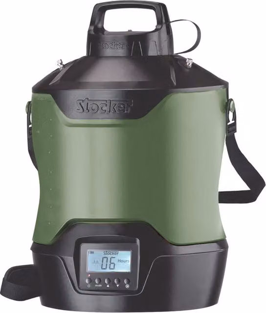 Nebulizzatore anti zanzare Stocker Geyser verde con batteria ricaricabile Li-Ion da 12 L – 3