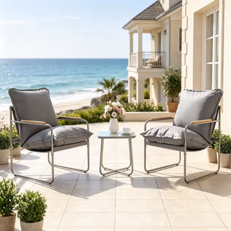 Set di mobili da balcone, set di mobili da giardino, set di mobili da terrazza