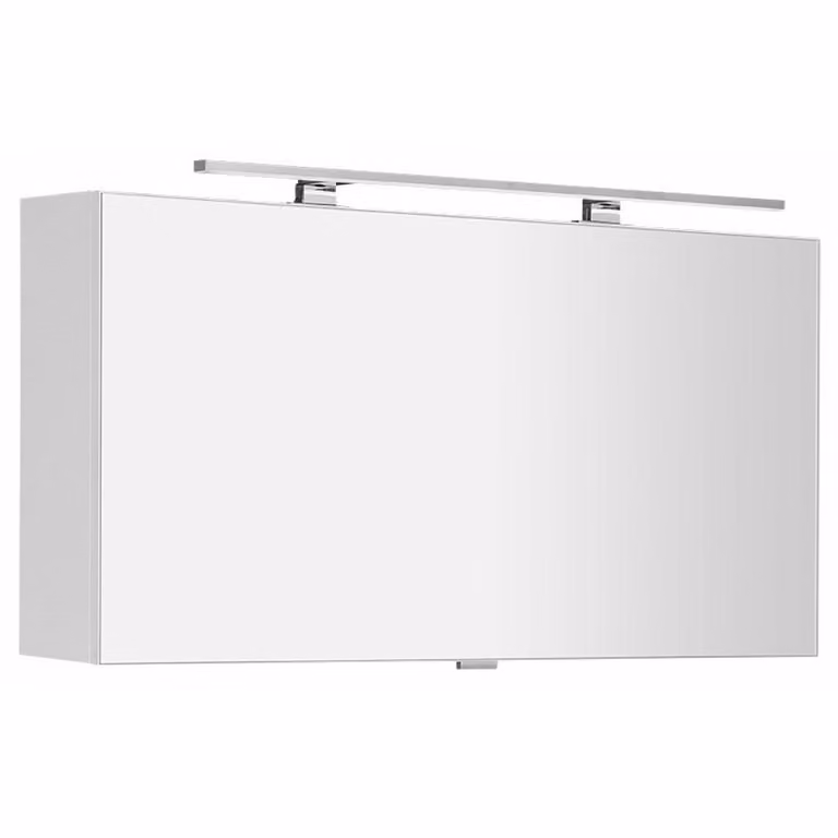 Sapho Cloe - Armadio a specchio con illuminazione a LED, 1000x500x180 mm, bianco CE100-0030